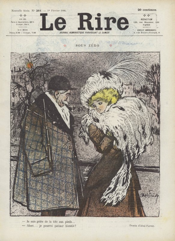 Below zero by Jules Abel Faivre