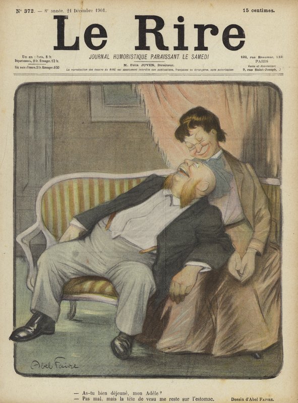 Illustration for Le Rire by Jules Abel Faivre
