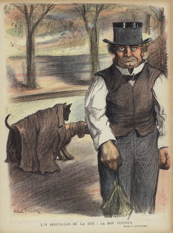 Illustration for Le Rire by Jules Abel Faivre