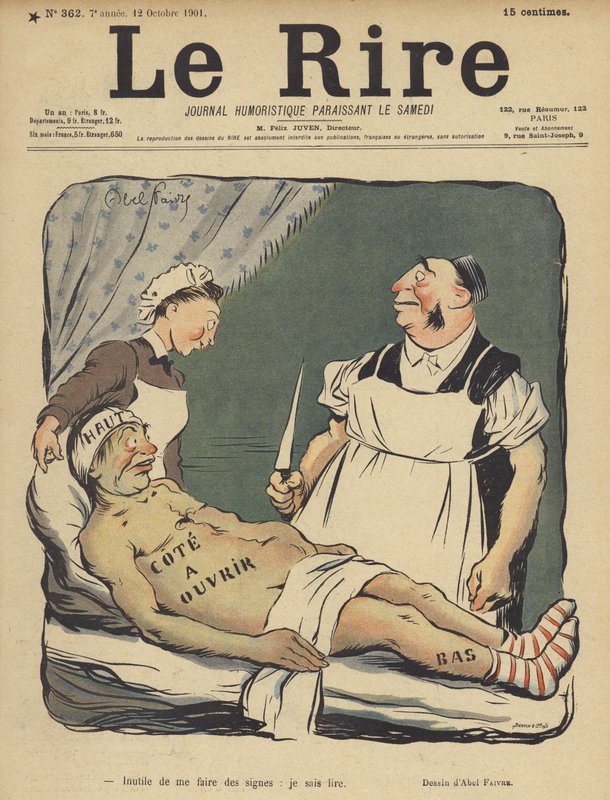 Illustration for Le Rire by Jules Abel Faivre