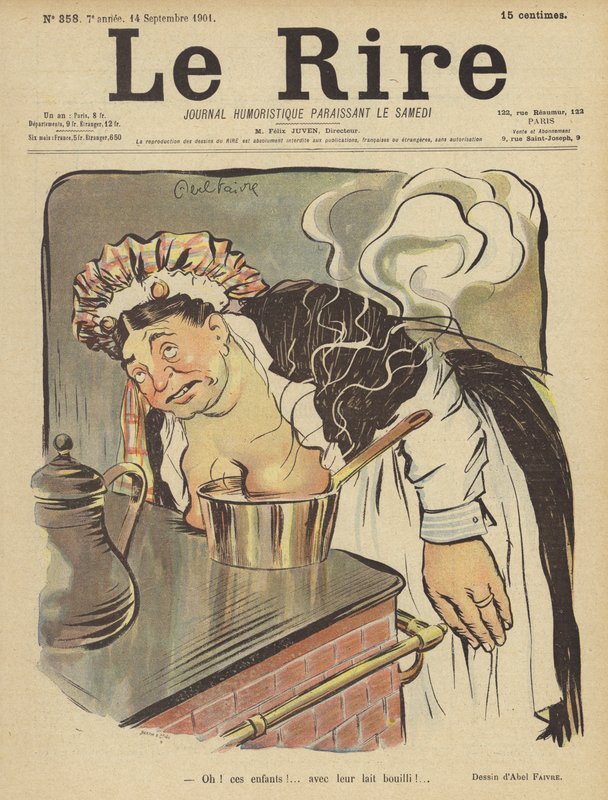 Illustration for Le Rire by Jules Abel Faivre