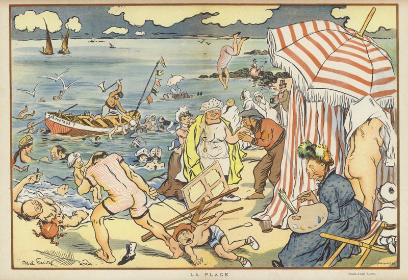 Illustration for Le Rire by Jules Abel Faivre