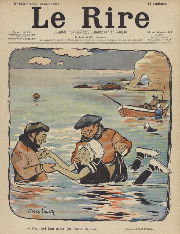 Illustration for Le Rire by Jules Abel Faivre