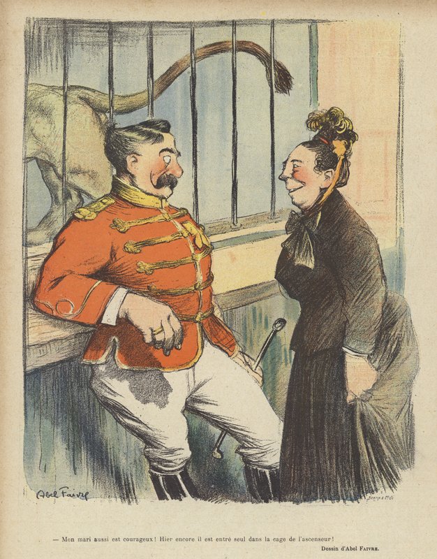 Illustration for Le Rire by Jules Abel Faivre