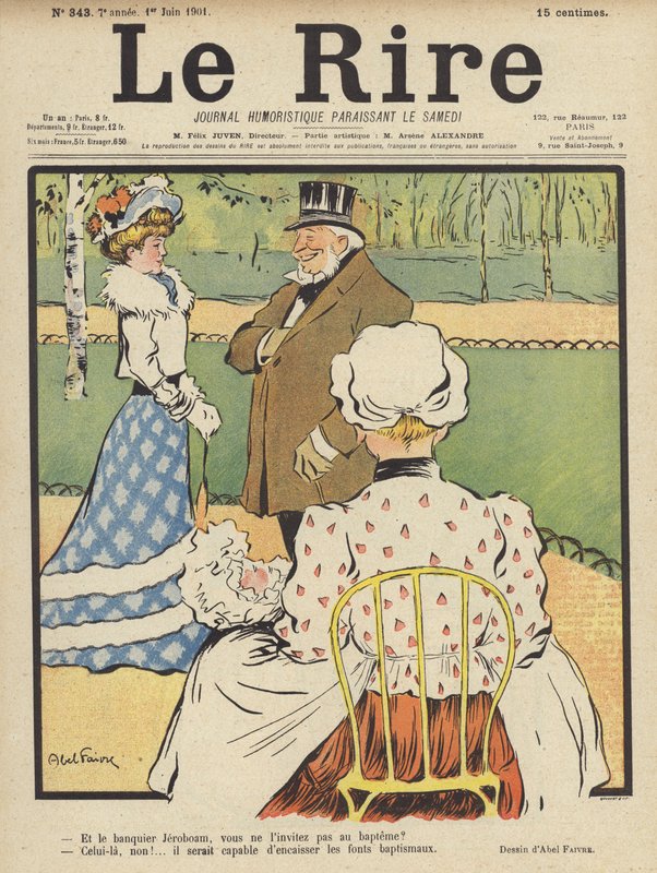 Illustration for Le Rire by Jules Abel Faivre