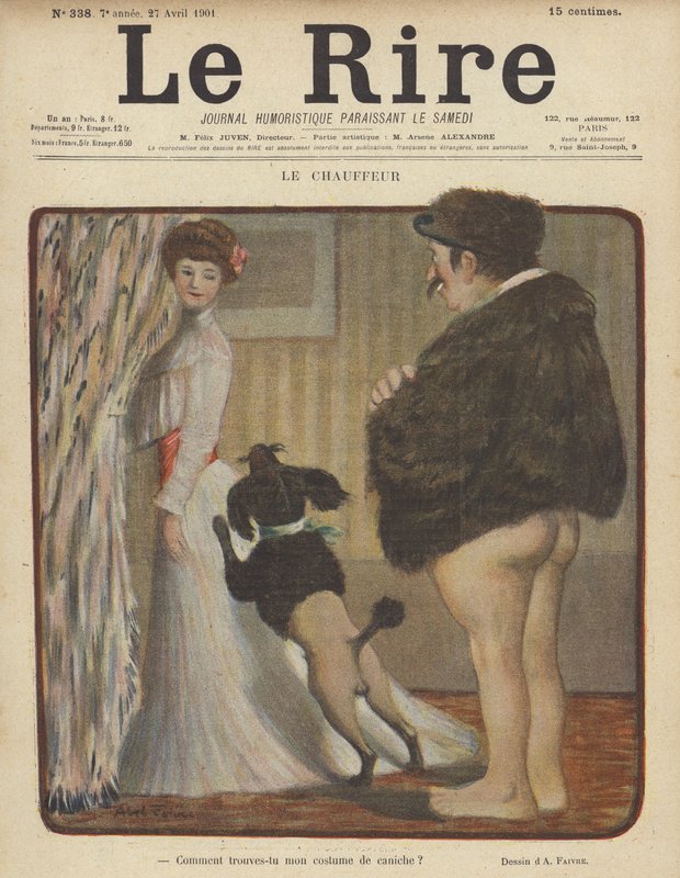 Illustration for Le Rire by Jules Abel Faivre