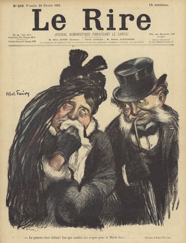 Illustration for Le Rire by Jules Abel Faivre
