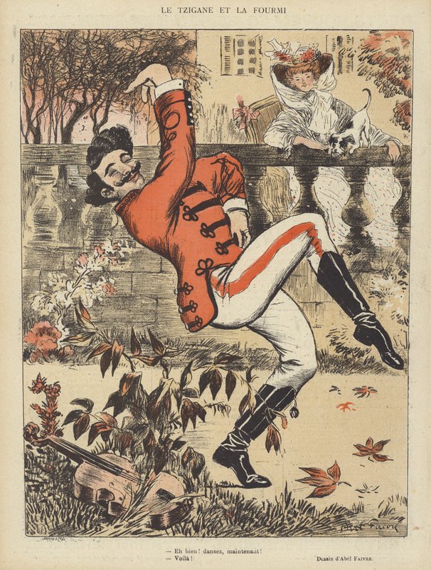 Illustration for Le Rire by Jules Abel Faivre