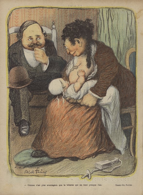 Illustration for Le Rire by Jules Abel Faivre