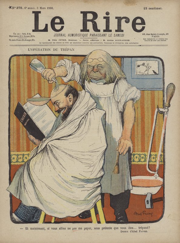 Illustration for Le Rire by Jules Abel Faivre