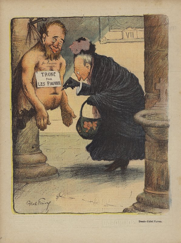 Illustration for Le Rire by Jules Abel Faivre