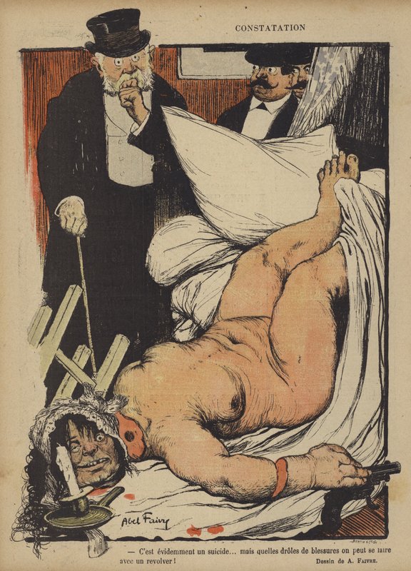 Illustration for Le Rire by Jules Abel Faivre