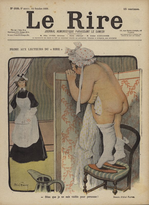 Illustration for Le Rire by Jules Abel Faivre