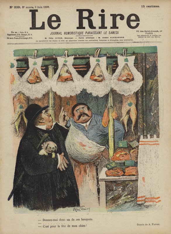 Illustration for Le Rire by Jules Abel Faivre