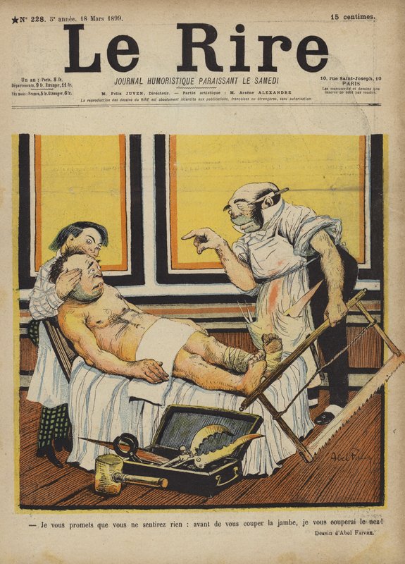 Illustration for Le Rire by Jules Abel Faivre