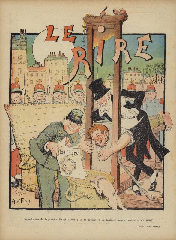Illustration for Le Rire by Jules Abel Faivre