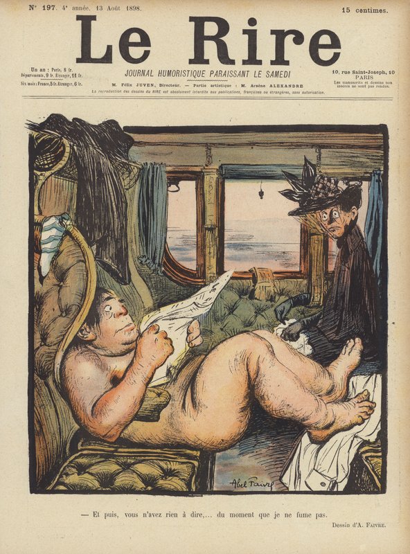 Illustration for Le Rire by Jules Abel Faivre