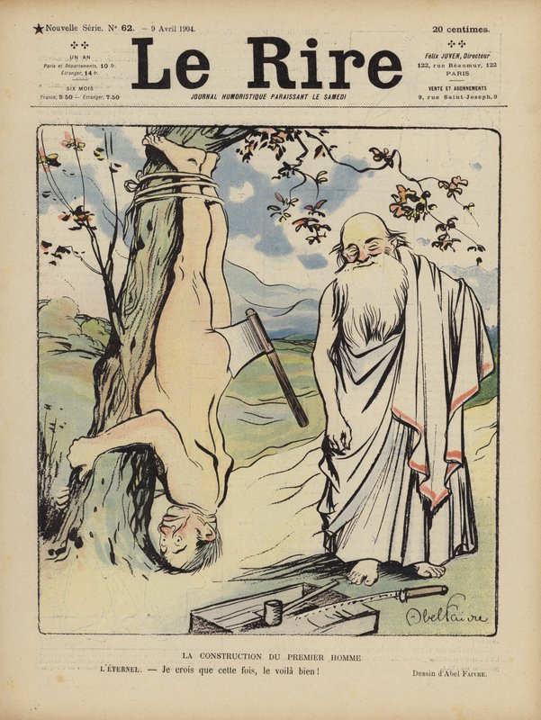 Illustration for Le Rire by Jules Abel Faivre