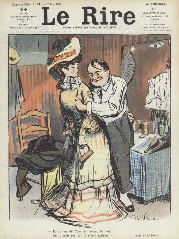 Illustration for Le Rire by Jules Abel Faivre