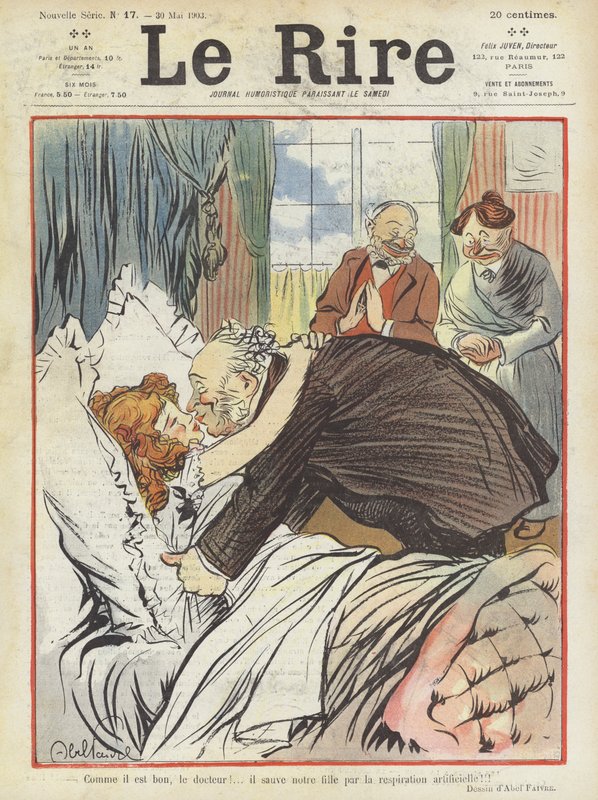 Illustration for Le Rire by Jules Abel Faivre