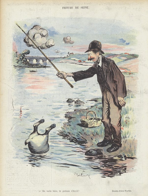 Illustration for Le Rire by Jules Abel Faivre
