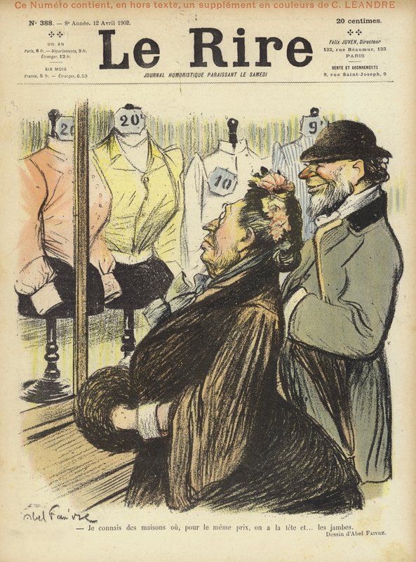 Illustration for Le Rire by Jules Abel Faivre
