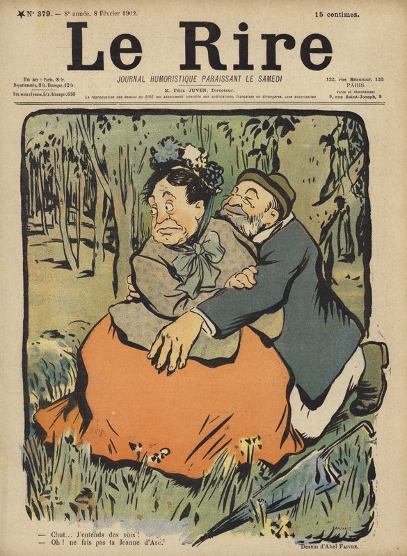 Illustration for Le Rire by Jules Abel Faivre