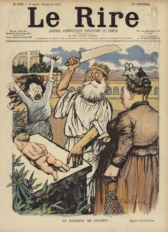 Illustration for Le Rire by Jules Abel Faivre