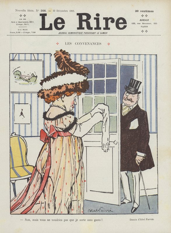 Illustration for Le Rire by Jules Abel Faivre