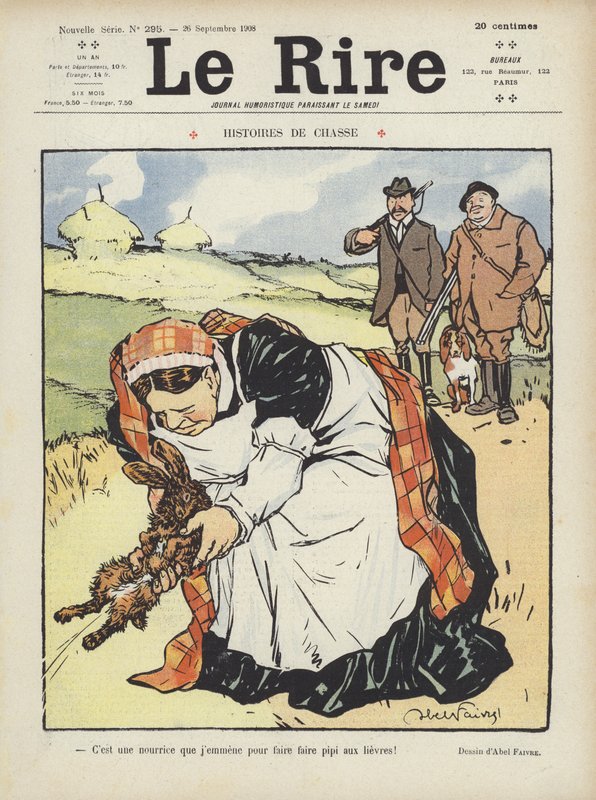Illustration for Le Rire by Jules Abel Faivre