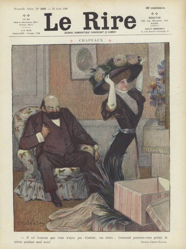 Illustration for Le Rire by Jules Abel Faivre