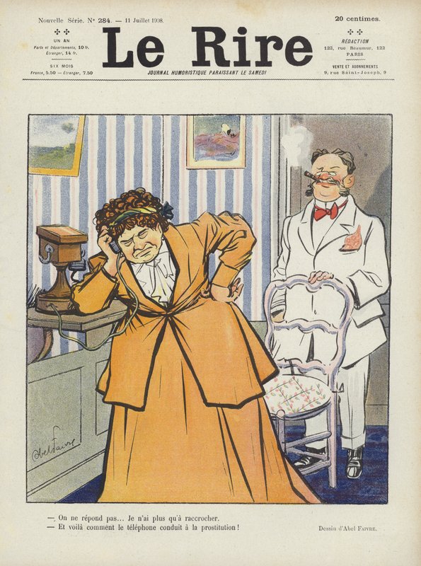 Illustration for Le Rire by Jules Abel Faivre