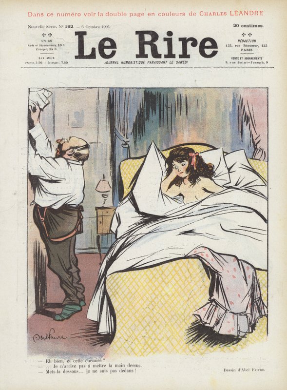 Illustration for Le Rire by Jules Abel Faivre
