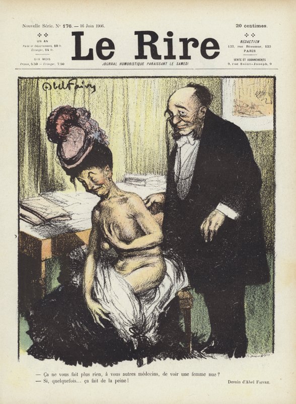 Illustration for Le Rire by Jules Abel Faivre