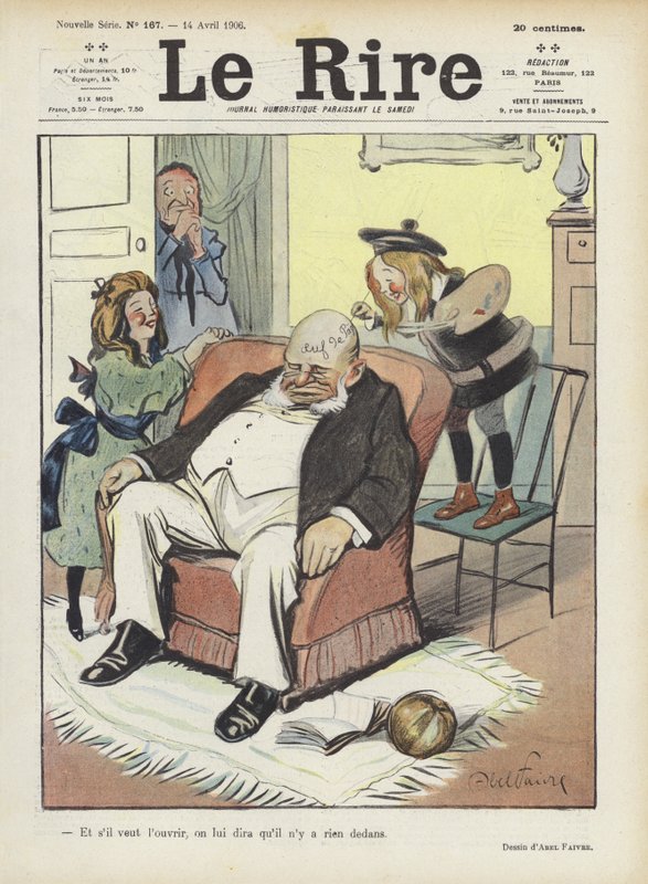 Illustration for Le Rire by Jules Abel Faivre