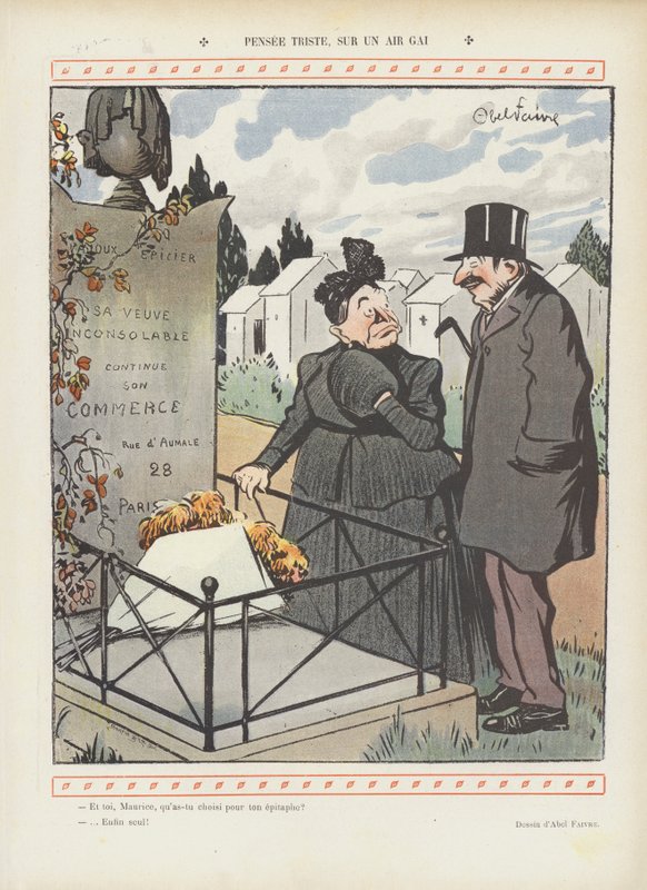 Illustration for Le Rire by Jules Abel Faivre