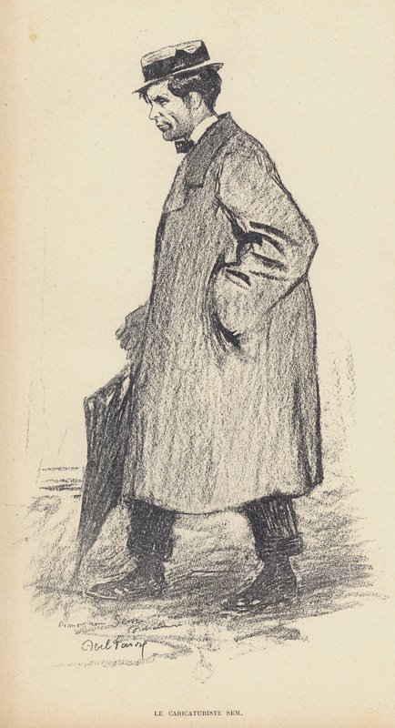 Sem (Georges Goursat) (1863-1934), French Caricaturist by Jules Abel Faivre