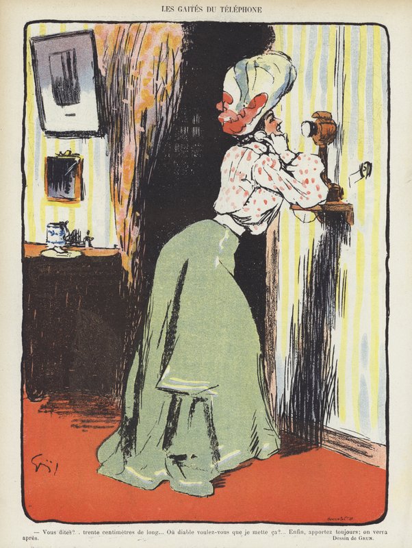 Illustration for Le Rire by Jules Alexandre Gruen or Grun