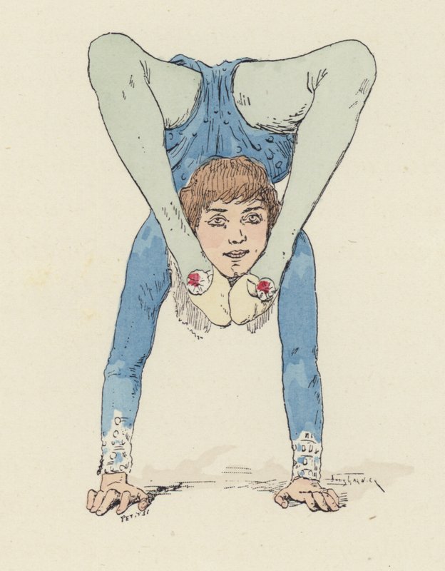 Female gymnast by Jules Arsene (after) Garnier