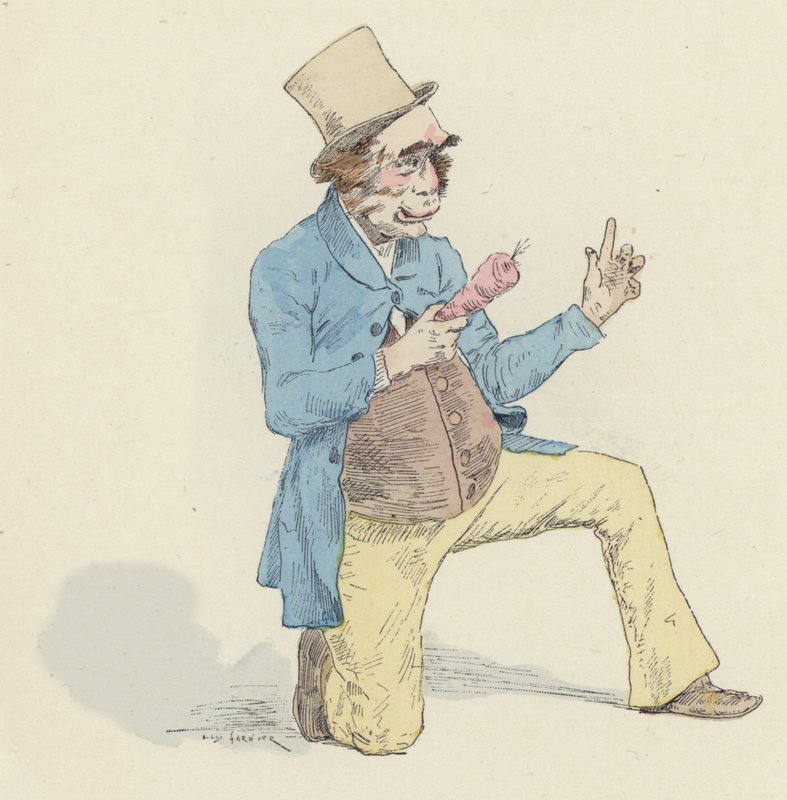 Male Clown, Disguised as a Monkey, Holding a Banana by Jules Arsene Garnier