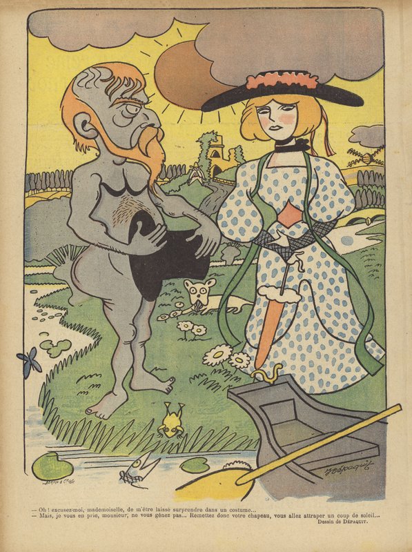 Illustration for Le Rire by Jules Depaquit