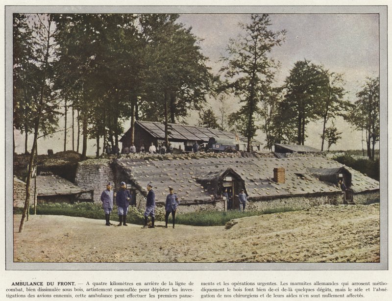 Ambulance du Front by Jules Gervais Courtellemont