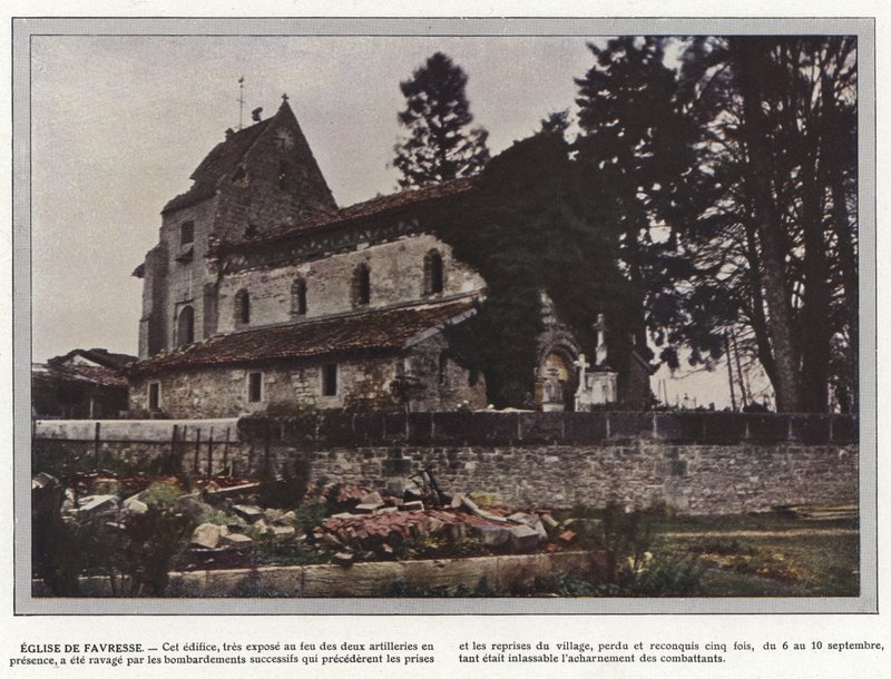 Eglise de Favresse by Jules Gervais Courtellemont