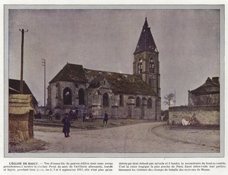 The Church of Barcy by Jules Gervais Courtellemont