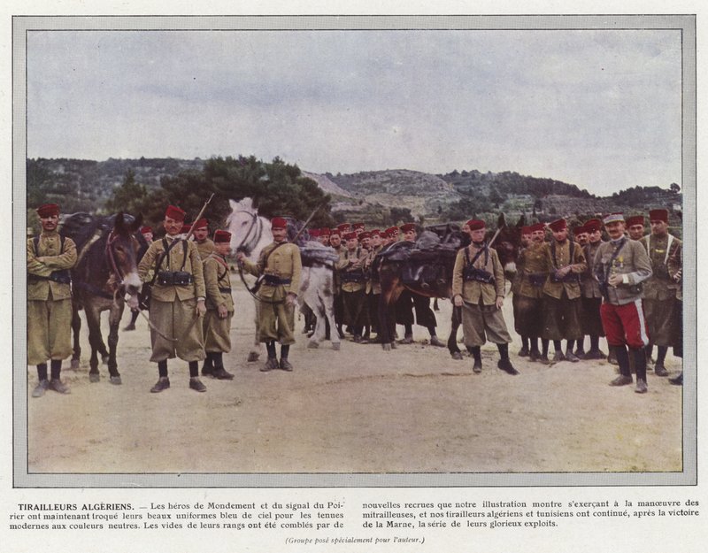 Tirailleurs Algeriens by Jules Gervais Courtellemont