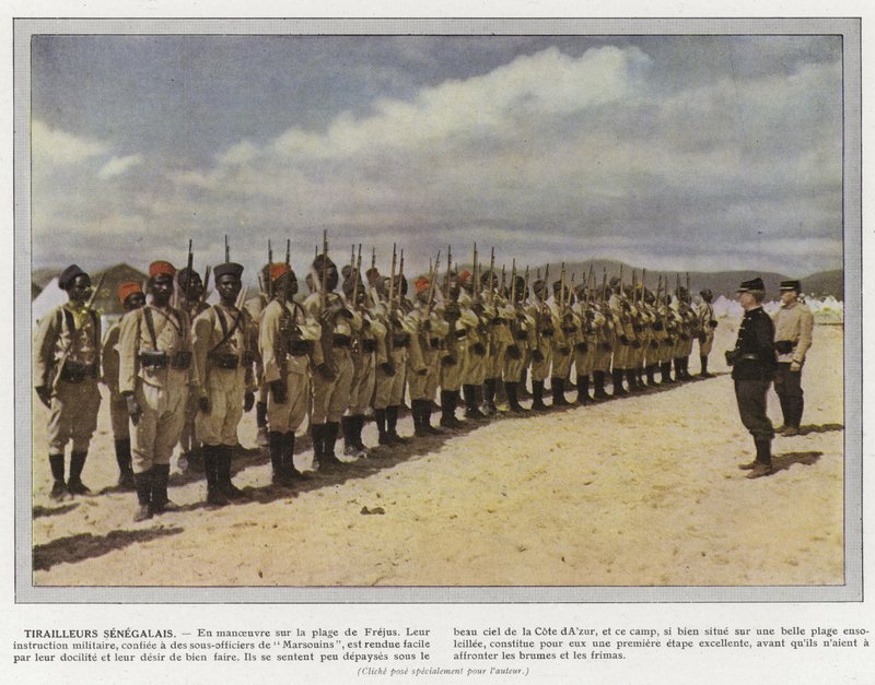 Tirailleurs Senegalais by Jules Gervais Courtellemont