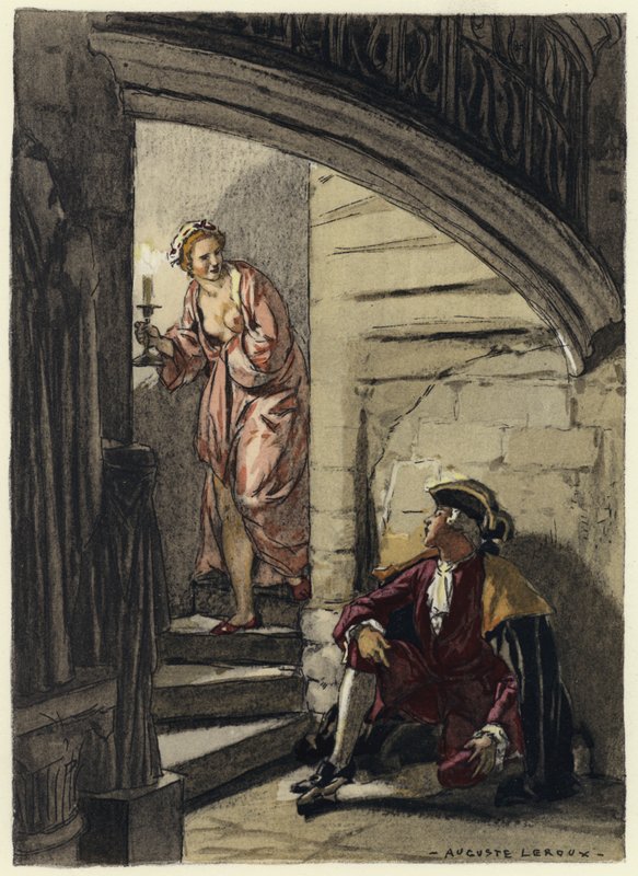 Illustration for Memoirs of Casanova by Jules Marie Auguste Leroux