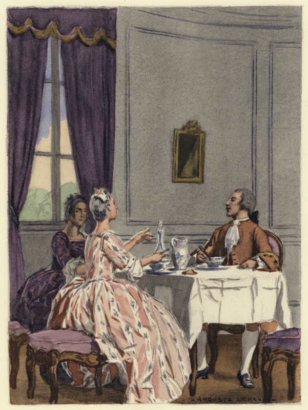 Illustration for Memoirs of Casanova by Jules Marie Auguste Leroux