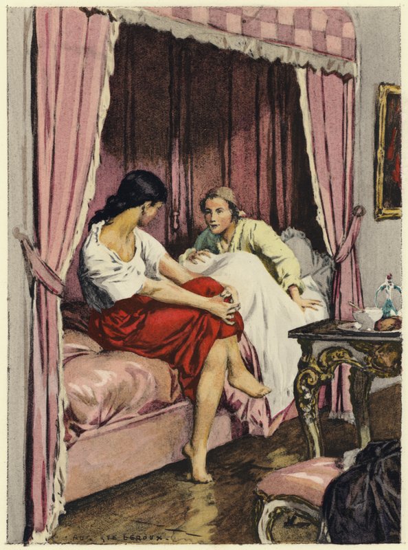 Illustration for Memoirs of Casanova by Jules Marie Auguste Leroux