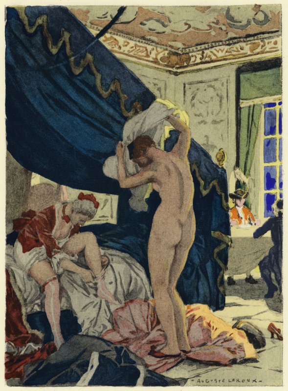 Illustration for Memoirs of Casanova by Jules Marie Auguste Leroux